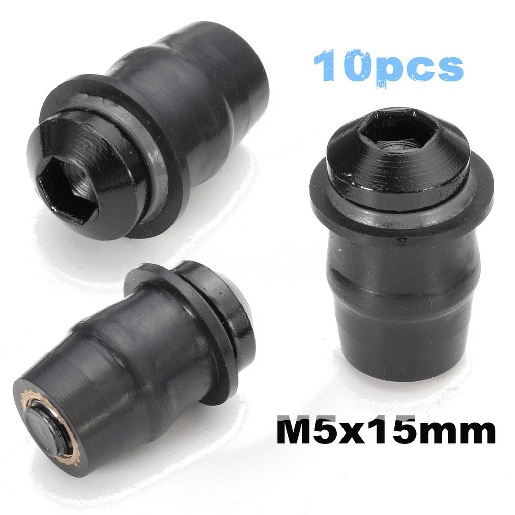 Đai Ốc Cao Su m5x15mm Cho Kính Chắn Gió Xe Máy