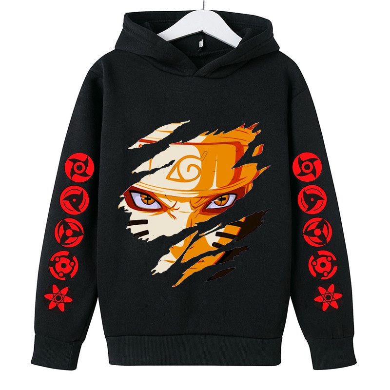 Bé trai anime manga naruto in hoodies bé dài tay áo áo khoác mùa thu
