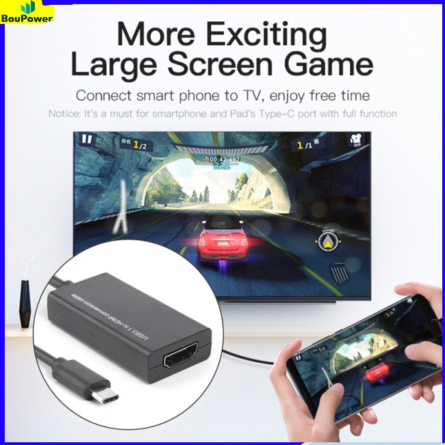Boupower Cáp Chuyển Đổi usb type c Sang hdmi usb 3.1 Chuyên Dụng Hl