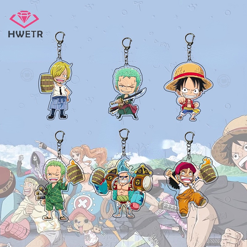 Hwtr Móc Khóa Điện Thoại Bằng acrylic Hình Nhân Vật luffy Trong Phim Hoạt Hình peripheral Mới