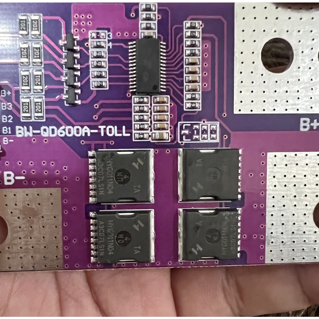 Mạch 4s 600A cho Pin LIFE PO4 , Pin sắt Phosphate chuyên DIY bình Xe Máy .