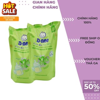 Combo 2 Túi Nước xúc bình sữa Dnee, rửa bình sữa Dnee dạng túi 550ml hàng thái ... ..