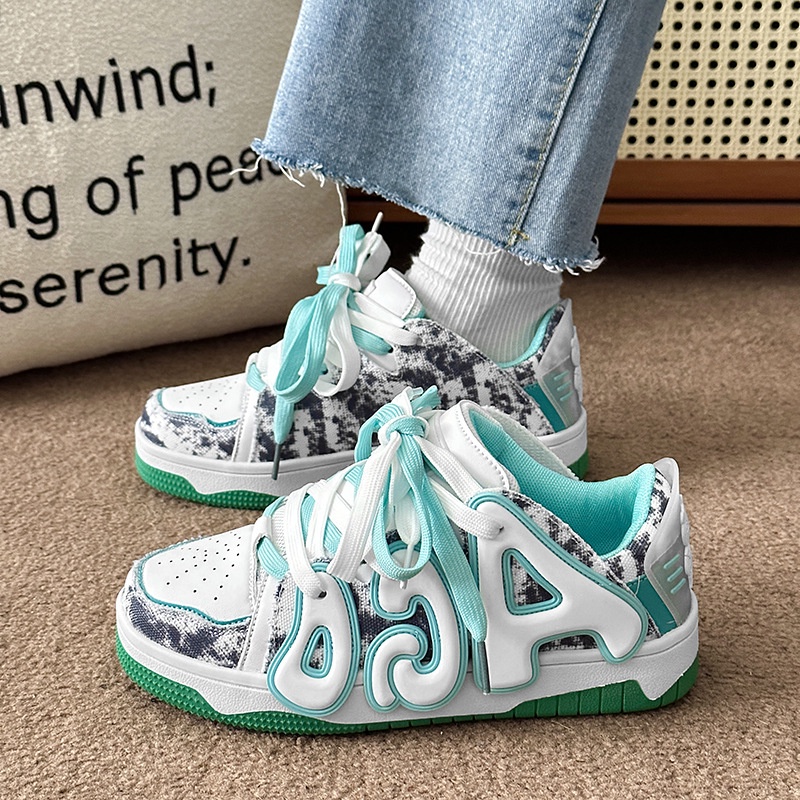 Giày Trượt Ván AJ Đế Dày Phong Cách hip hop Đường Phố Cho Nam Và Nữ QAQ359