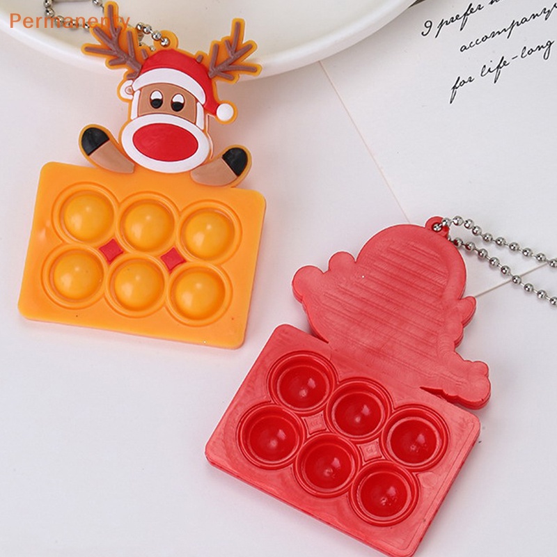 Móc Khóa Hình Ông Già Noel mini Đơn Giản Sáng Tạo Làm Quà Tặng Giáng Sinh