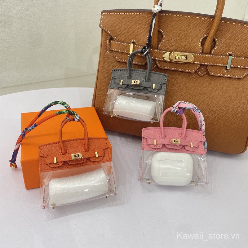 Túi Bạch Kim mini Đựng Son Môi Chìa Khóa Xe Hơi Phong Cách Mới