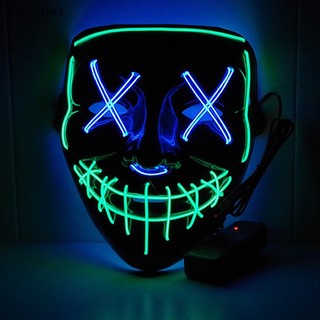 Bebetter1 Mặt Nạ Hóa Trang halloween Có Đèn led Nhiều Màu Sắc Độc Đáo