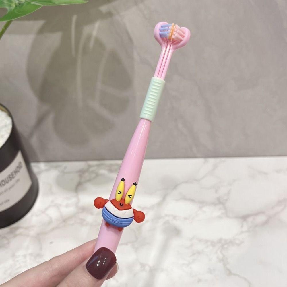 Augustina Bàn Chải Đánh Răng 3d 360 Độ Làm Sạch Sâu Thiết Kế Hoạt Hình ultraman Cho Bé 6-12 Tuổi