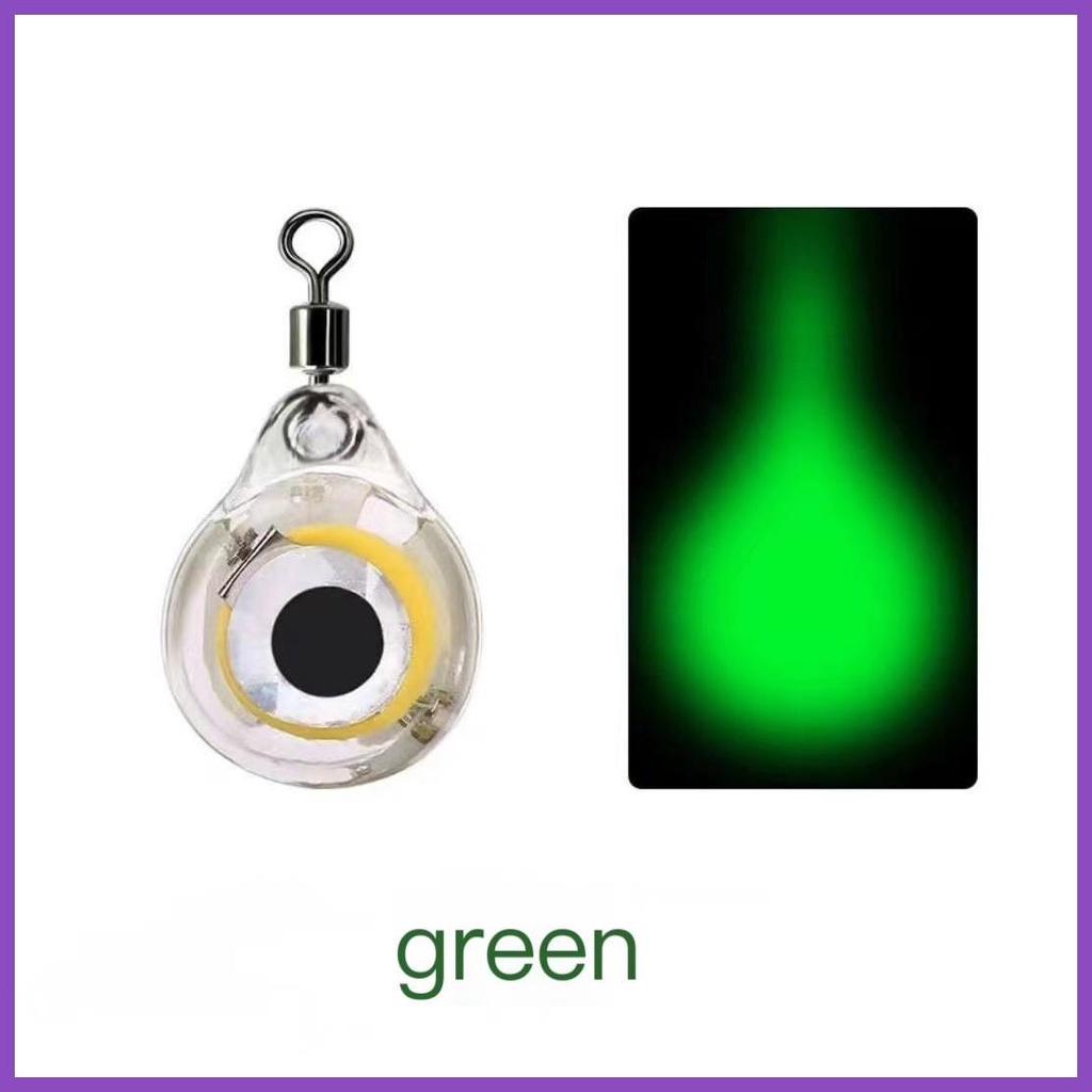Đèn led Mắt Cá mini Chống Thấm Nước Ánh Sáng Nhấp Nháy Thu Hút Cá Dưới Nước Không Bị Vón Cục