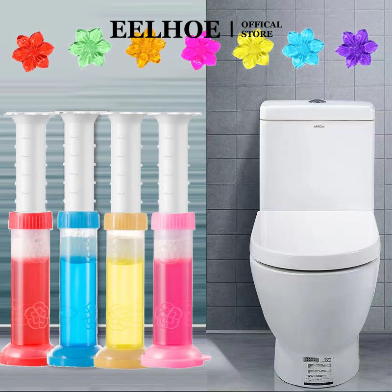 EELHOE Flower Aroma Gel Tẩy Bồn Cầu Khử Mùi Phòng Tắm Làm Mát Không Khí Bột Tẩy Nhà Vệ Sinh Hương Thơm Nhà Vệ Sinh Dụng Cụ Làm Sạch Khử Mùi miiki_vn