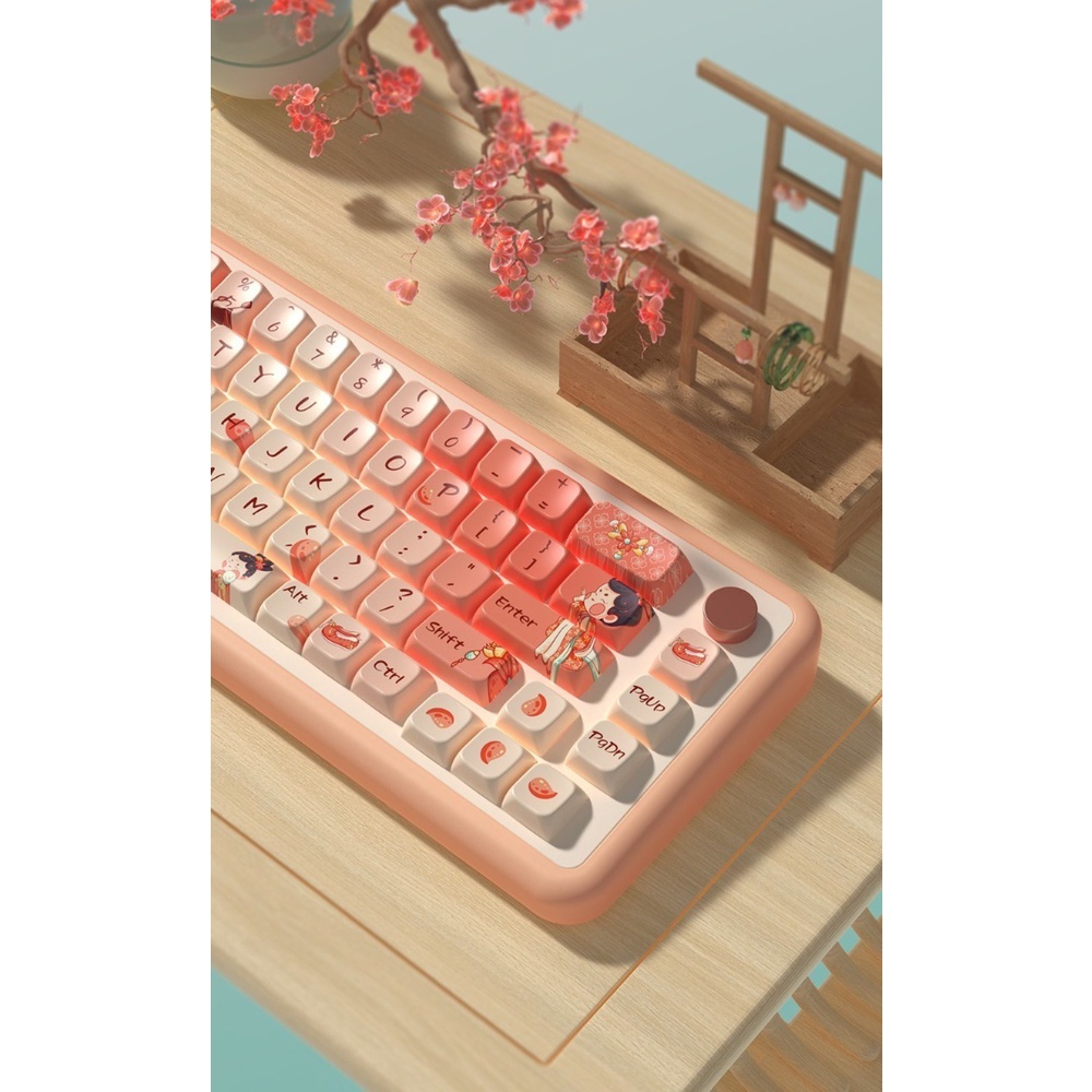 Tang dynasty Bàn Phím Cơ Học 138 / 158 Phím In Chữ Tiếng Anh Dễ Thương