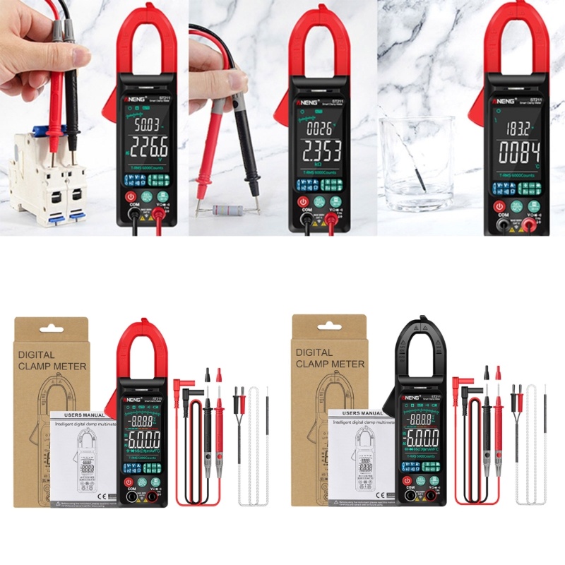 Đồng hồ đo kẹp kỹ thuật số blg Đồng hồ vạn năng với ON-Off Beep Diode đo nhanh Her-tz NCV