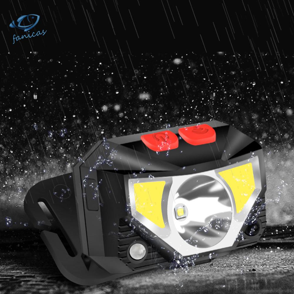 Đèn led Đội Đầu Siêu Sáng 1000mah xpg + cob Chống Thấm Nước