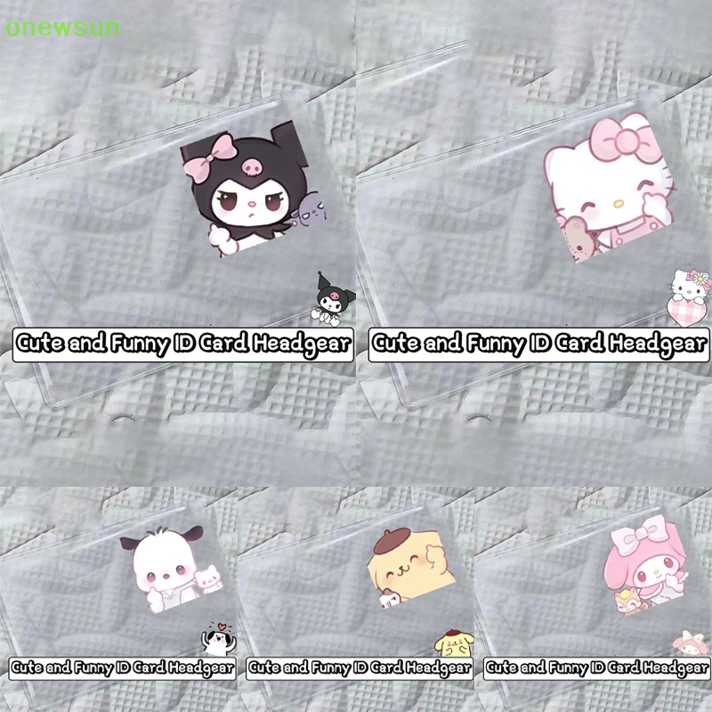 SANRIO Hộp Đựng Thẻ Tín Dụng / Danh Thiếp / Danh Thiếp Trong Suốt Chống Thấm Nước Mới