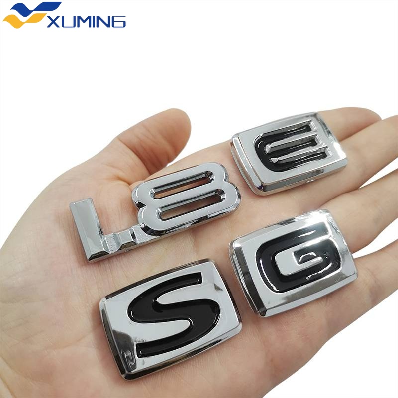 1 Miếng Dán logo abs 1.8 e g s Trang Trí Phía Sau Xe Hơi toyota innova e g s