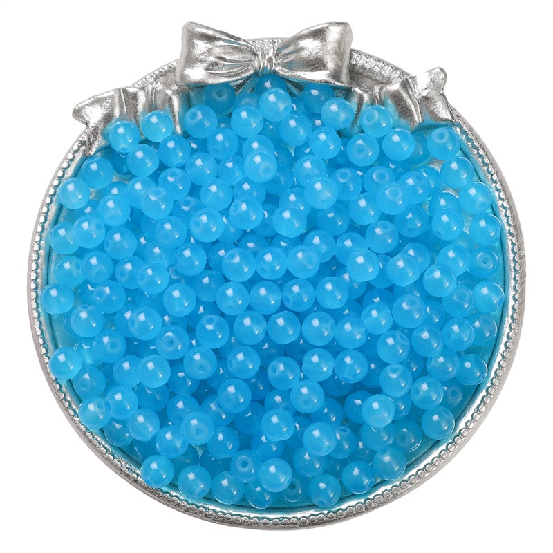 Chuỗi Hạt Ngọc Bích Tròn Màu Sắc 6mm / 8mm Dùng Làm Trang Sức Thủ Công