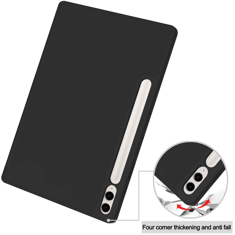 Pu Bao Da Máy Tính Bảng Chống Nứt Nẻ Cho Samsung Galaxy Tab S9 FE SM-X510 X516 S9FE 5G case S9FE+ SM-X610 X616 S9+ X810 X816 FE+ cover Giá Đỡ