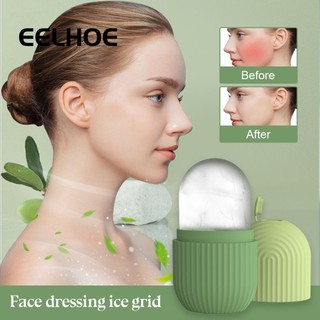 Eelhoe con lăn mặt đá nóng mặt mắt có thể tái sử dụng làm đẹp đá con lăn đường viền khuôn mặt chăm sóc da mặt khuôn silicon khuôn mặt đá con lăn massage đá