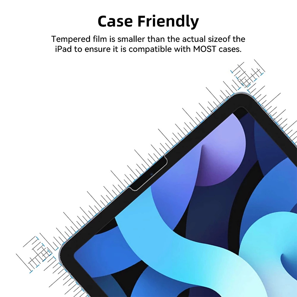 Goojodoq Kính Cường Lực Bảo Vệ Màn Hình Cho ipad 2018 9.7 pro 11 10.5 10.2 2019 / air 2 1 / 2 3 4 mini 4 3 2 5 2019 3 9h