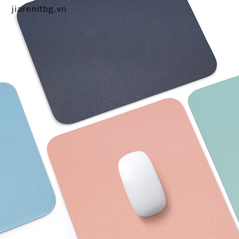 Tấm Lót Chuột Da pu Hai Mặt Chống Trượt Chống Thấm Nước Dành Cho Bàn Phím Máy Tính pc vn