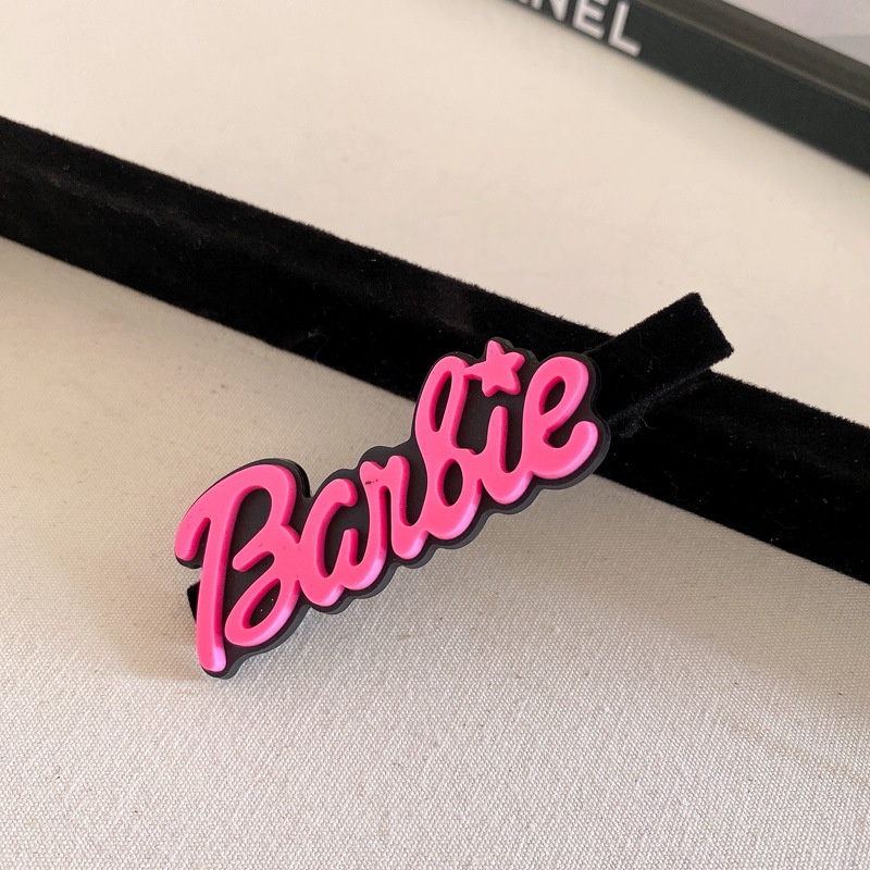 Kẹp Tóc Nơ Bằng Nhung Đen 2023 y2k dopamine