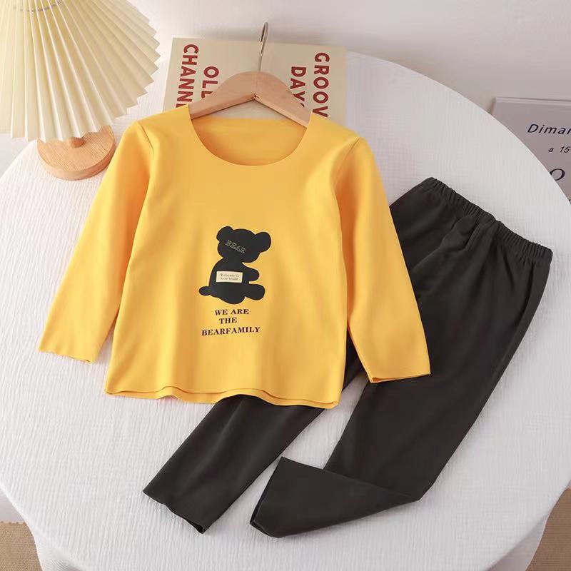 Bộ Đồ Ngủ Pijama Thời Trang Thu Đông Cho Bé đồ thu đông cho bé gái
