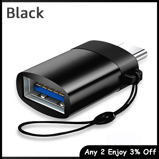 Zevaret Dây Cáp Chuyển Đổi type c Sang usb 3.0 Loại c Cho macbook pro / samsung xiaomi huawei