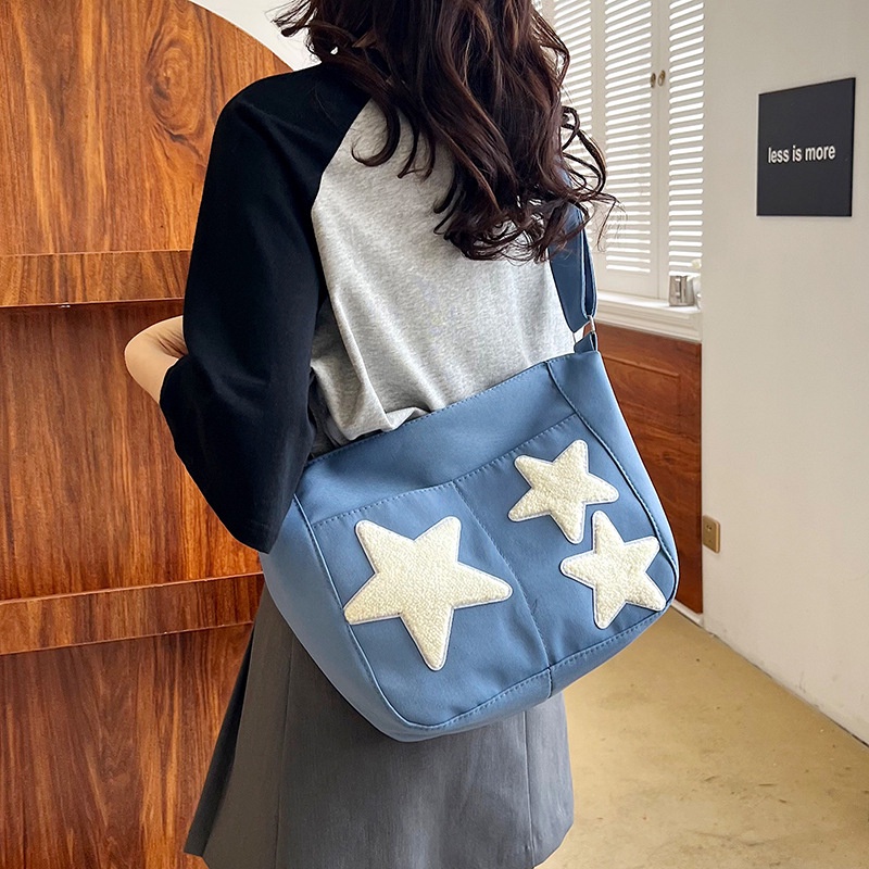 Deere Túi Đeo Chéo Vai dopamine y2k Vải canvas Nhật Hàn Đa Năng Thời Trang Cho Nữ