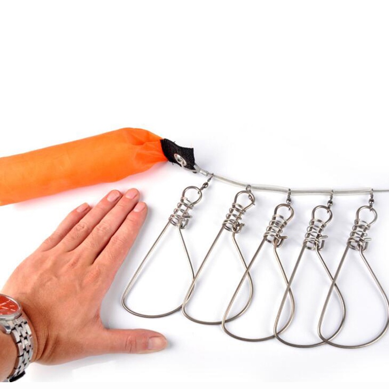 Dây Khóa Phao Câu Cá 5m Bằng Thép Không Gỉ