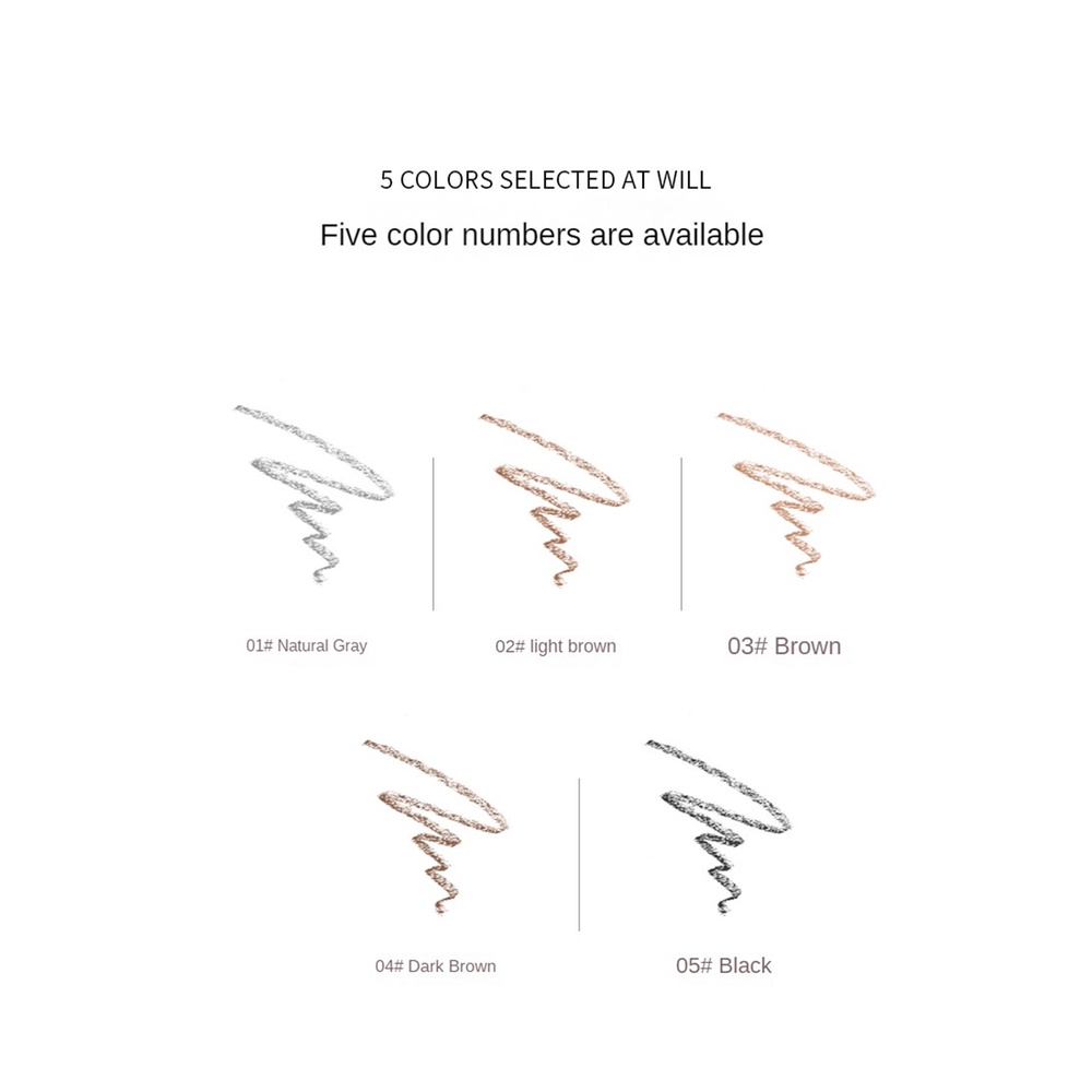 ⭐IN STOCK Chì kẻ mày Trang điểm gốc rõ ràng Bút chì kẻ mày không thấm mồ hôi Bột kẻ mày/Chì kẻ mày/Kem kẻ mày Dễ sử dụng Không dễ bị mờ Bút chì kẻ mày Bút kẻ mày ⭐cocomall12