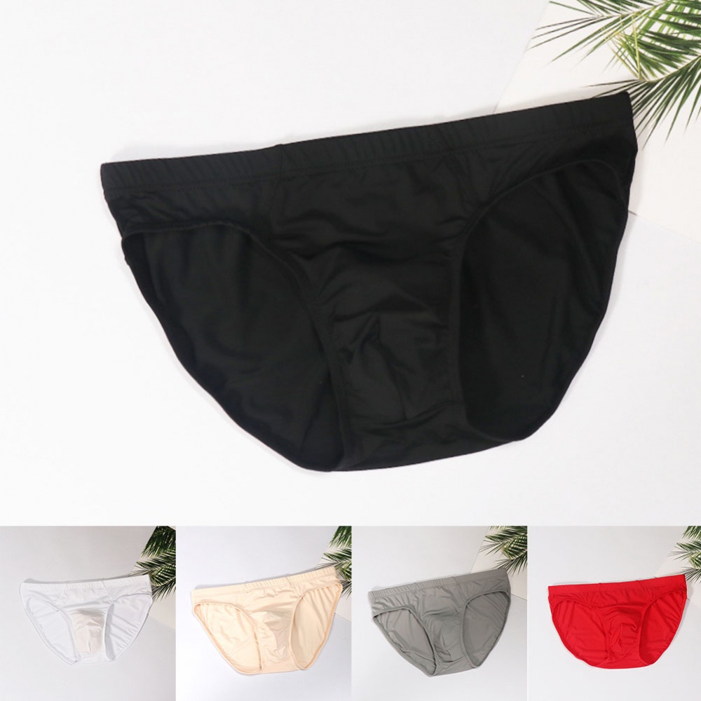 Quần Lót Lụa Màu Sắc Đơn Giản Cho Nam