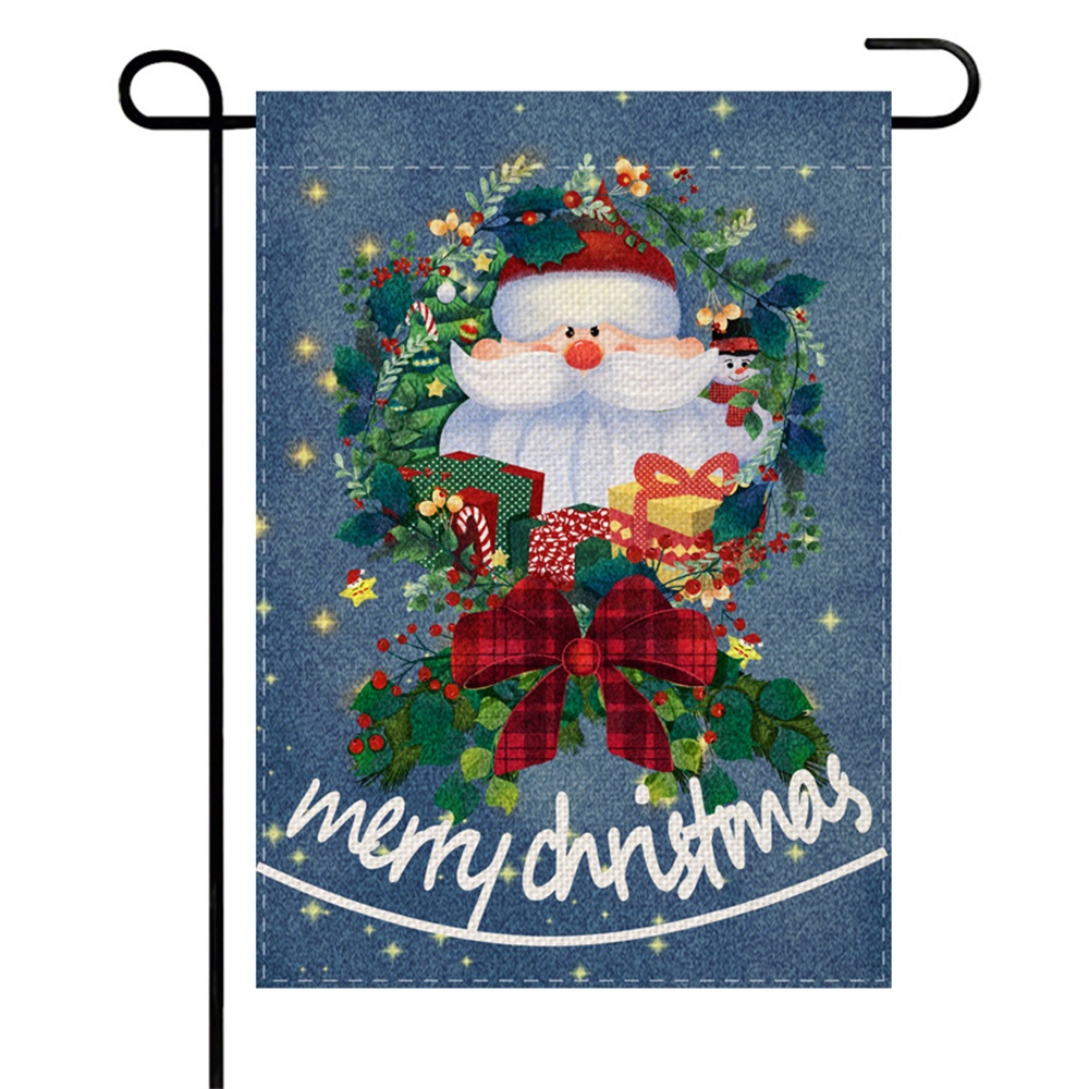 Cờ Vải Lanh Treo Tường Trang Trí Giáng Sinh