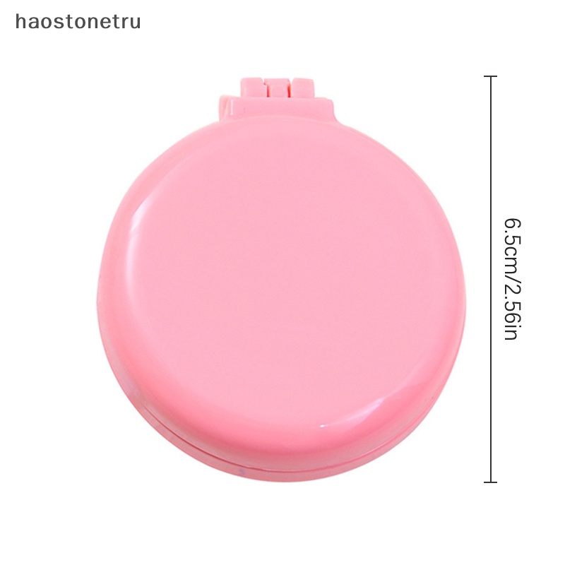 Ru Lược Chải Tóc mini Có Gương Gấp Gọn Và Mát Xa Da Đầu Cho Nữ