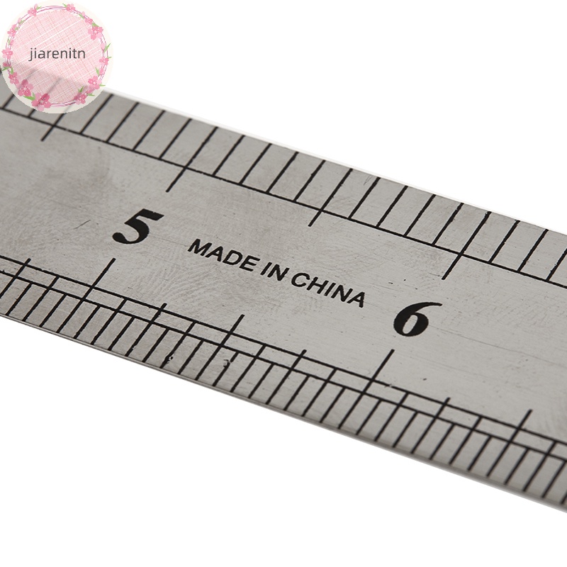 Thước Đo Hai Mặt Bằng Thép Không Gỉ 15-30cm vn