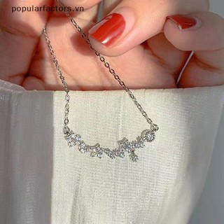 Vòng Cổ choker Đính Đá zircon Đơn Giản Thời Trang Hợp Xu Hướng Trang Sức Tiệc Cưới