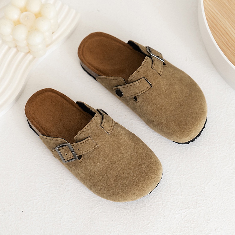 Guốc mộc cho bé Dép cotton Bít Mũi Phong Cách Hàn Quốc Thời Trang Mới Cho Bé Gái / Bé Trai