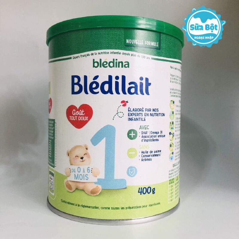 Sữa bột Bledilait Bledina Pháp số 1 2 3 400g cho bé