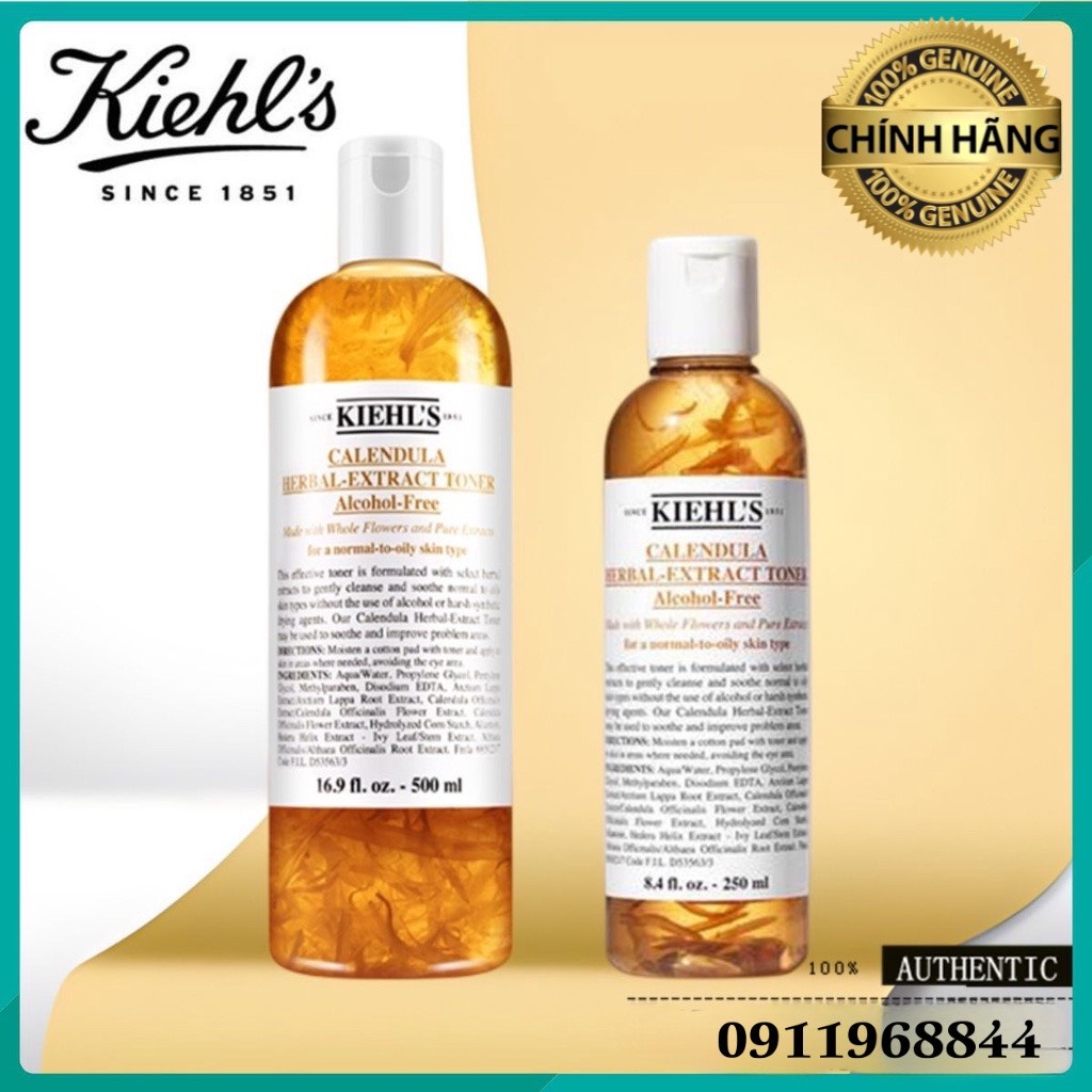 Full 500ml Toner Hoa Cúc Kiehl s Calendula Herbal Extract - Kiehls Hoa Cúc