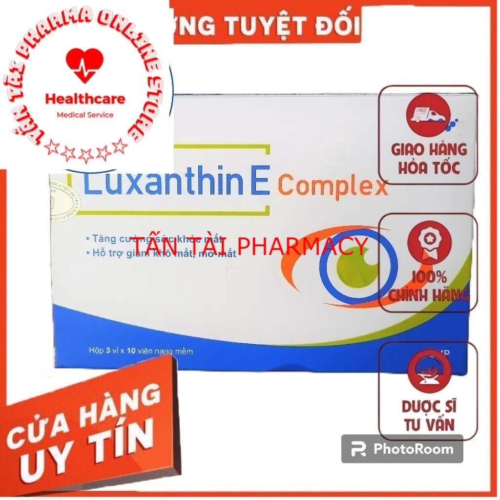 ✅[CHÍNH HÃNG, CHO KIỂM HÀNG] Viên uống bổ mắt, giảm mỏi mắt, khô mắt, cải thiện thị lực Luxanthin E 