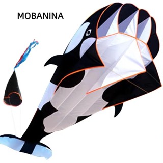 Mobanina Diều Cá Voi / Cá Heo Lớn, Diều Mềm Bay Tốt, Đuôi Dài 2.2m Dễ Bay Đồ Chơi Bay Bằng Nhựa Trẻ Em & Người Lớn