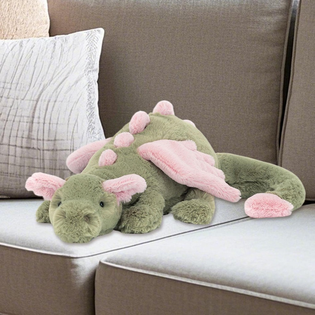 For Jellycat Malachy Dragon Dragon Plush Cute Plush Dragon Pillow for Kids Soft Cute Stuffed Animal 