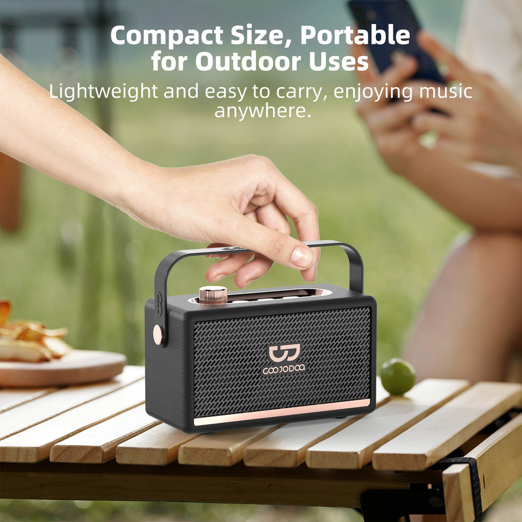 Loa Bluetooth không dây Goojodoq 5.3 Âm thanh nổi hai chiều Hỗ trợ cuộc gọi rảnh tay Thẻ TF Đĩa U | BigBuy360 - bigbuy360.vn