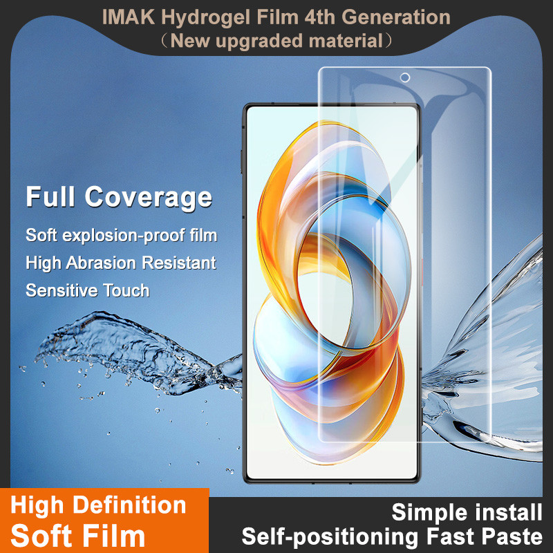Chính Hãng Imak ZTE Nubia Z70S Ultra 5G Full Cover Bảo Vệ Màn Hình Mềm Trong Suốt Phía Trước Hydroge