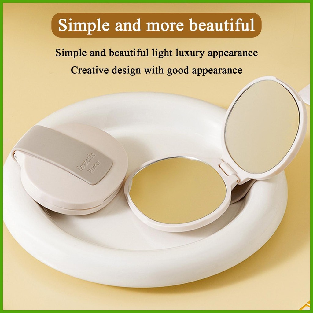 Gương Du Lịch Gấp Kích Thước Gương Du Lịch Túi Nhỏ Phụ Kiện Trang Điểm Thanh Lịch Tiện Lợi Gương Hai