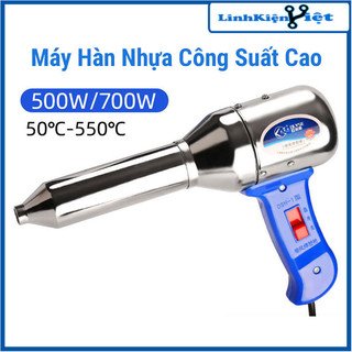  Máy hàn nhựa 500W 700W cầm tay khò khí nóng điều chỉnh nhiệt độ 50-550 độ C 