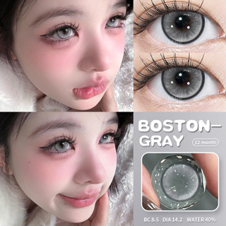  COD  Kính áp tròng màu bán chạy nhất Hàn Quốc màu xanh xám lens 14.2mm 1 năm len Vận chuyển nhanh 