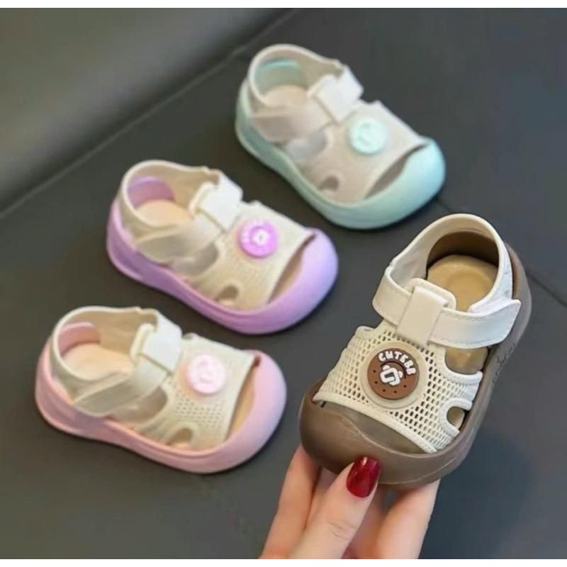 Dép Sandal tập đi cho bé trai, bé gái, chống vấp, đế mềm, êm, chống trơn trượt [size 18 - 23] [801]