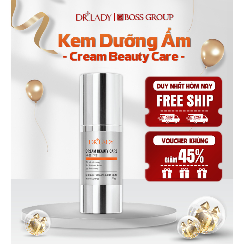 [Dr.Lady Chính Hãng] Kem Dưỡng Ẩm Dr.lady Cream Beauty Care - Dưỡng Ẩm,Trắng Da, Ngăn Ngừa Lão Hóa H
