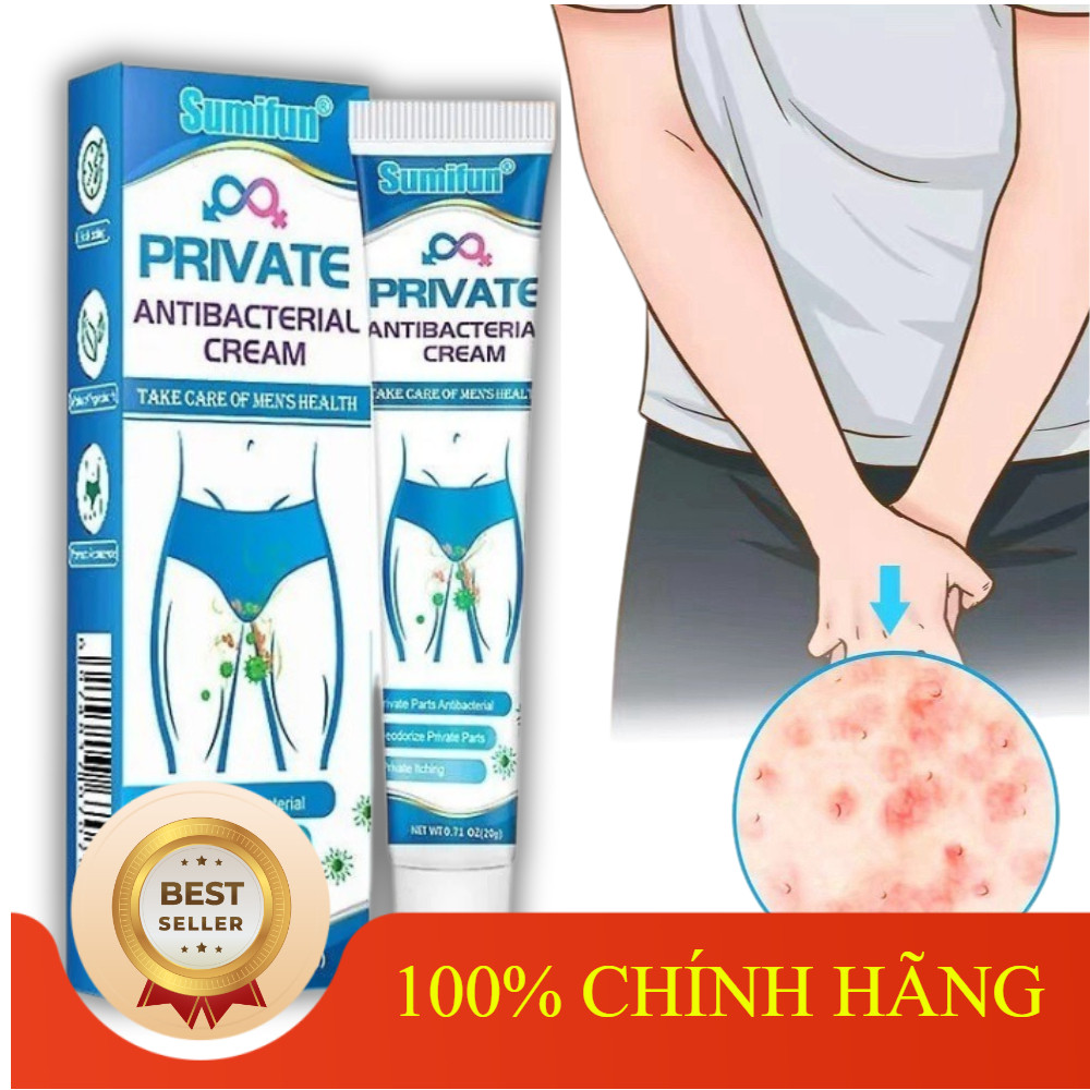 Kem bôi giảm nấm ngứa vùng kín nam từ thảo dược tự nhiên, Giảm ngứa nấm da, sùi mào gà, mụn sinh