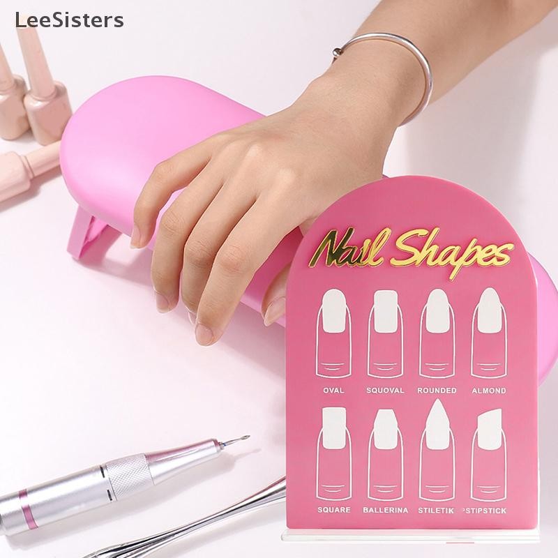 LeeSisters Nail Art Display Board Nail Art Phụ kiện Nail Salon Hình dạng Nail Tip Display Stand Làm 