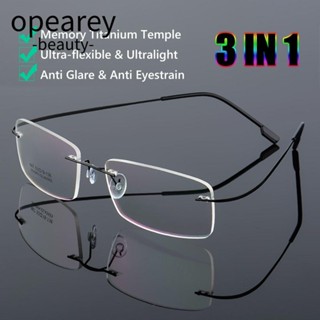 Opearey Memory Titanium Strength + 1.0 ~ + 4.0 Kính mắt lão thị chăm sóc thị lực siêu nhẹ